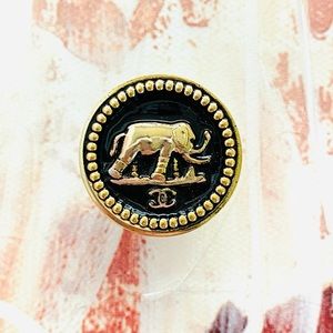 Chanel elephant pin